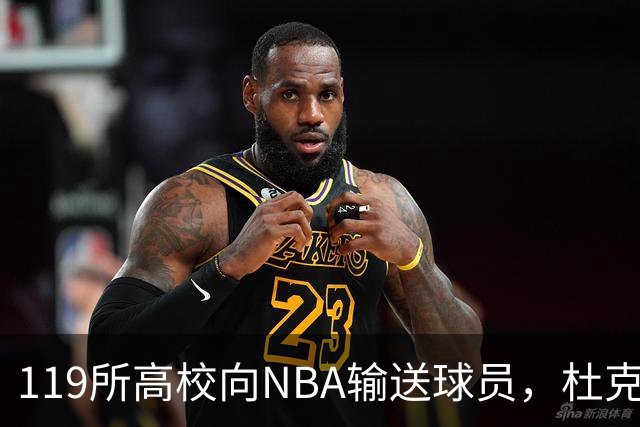 119所高校向NBA输送球员，杜克与肯塔基各26人并列第一